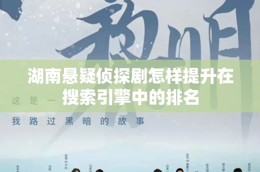 湖南悬疑侦探剧怎样提升在搜索引擎中的排名