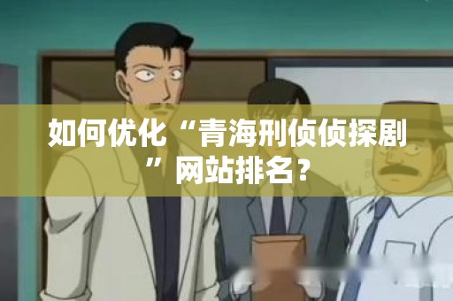 如何优化“青海刑侦侦探剧”网站排名？