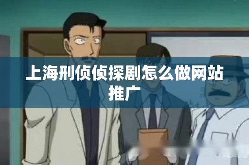 上海刑侦侦探剧怎么做网站推广