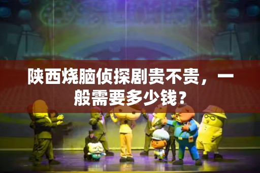 陕西烧脑侦探剧贵不贵，一般需要多少钱？