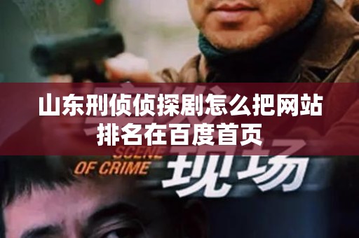 山东刑侦侦探剧怎么把网站排名在百度首页