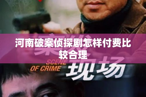 河南破案侦探剧怎样付费比较合理