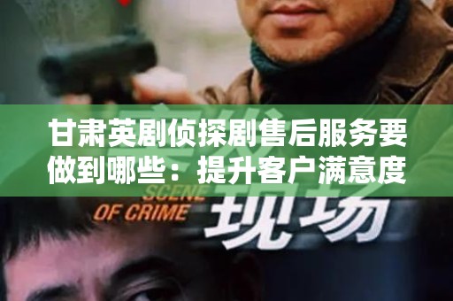 甘肃英剧侦探剧售后服务要做到哪些：提升客户满意度的关键