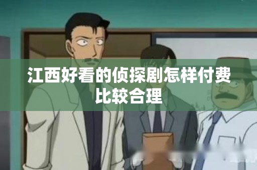 江西好看的侦探剧怎样付费比较合理