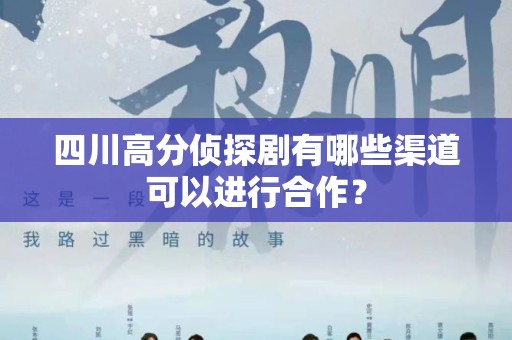 四川高分侦探剧有哪些渠道可以进行合作？