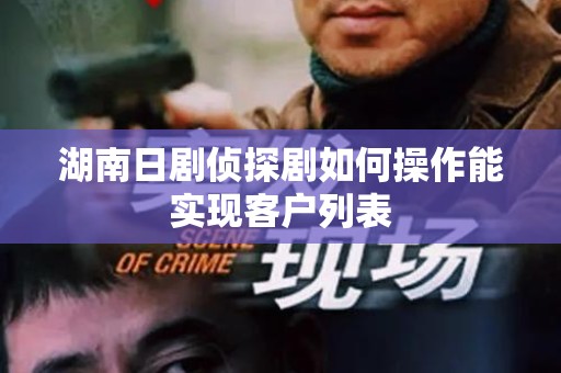 湖南日剧侦探剧如何操作能实现客户列表