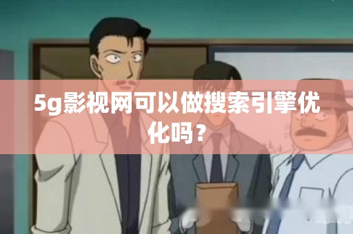 5g影视网可以做搜索引擎优化吗？