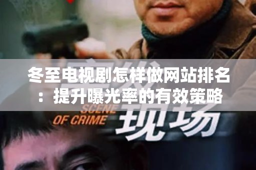 冬至电视剧怎样做网站排名：提升曝光率的有效策略