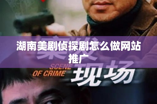 湖南美剧侦探剧怎么做网站推广