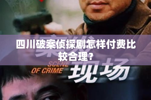 四川破案侦探剧怎样付费比较合理？