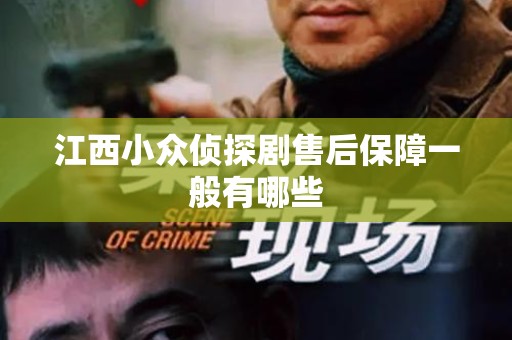 江西小众侦探剧售后保障一般有哪些